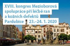 XVIII. kongres Mezioborová spolupráce při léčbě ran a kožních defektů Pardubice 